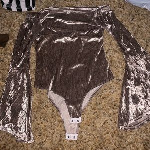 velour body suit